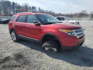 2012 Ford Explorer XLT with VIN 1FMHK7D84CGA46735, listed as a Copart auction lot 49315415 with 76,149 mi miles and Salvage Title. Bid and sale history available at carsss.com. Image 4.