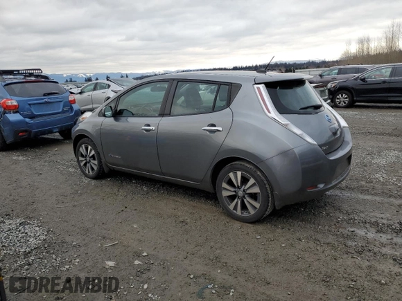 2015 Nissan LEAF SL z VIN 1N4AZ0CP2FC331579, wystawiony jako Copart lot #44030985 z przebiegiem 59 732 mil mil oraz Szkoda całkowita • Salvage title. Historia ofert i sprzedaży dostępna na DreamBid. Obrazek 2.
