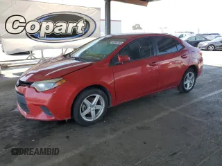 2014 Toyota Corolla L with VIN 5YFBURHE0EP021297, listed as a Copart auction lot 60244165 with 120,397 mi miles and Salvage title. Bid and sale history available at DreamBid. Image 1.