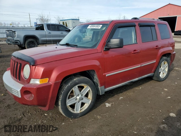 2010 Jeep Patriot Limited with VIN 1J4NF4GBXAD658402, listed as a Copart auction lot 48904985 with 245,952 mi miles and Clean Title. Bid and sale history available at carsss.com. Image 1.