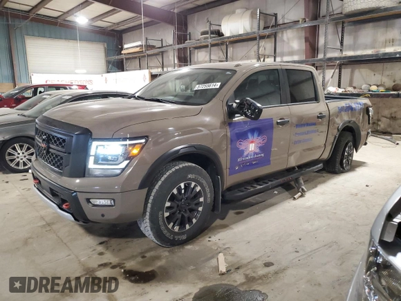2020 Nissan Titan SL с VIN 1N6AA1EDXLN503963, выставлен на аукционе Copart как лот 56694005 с пробегом 61 341 миль миль и Списание • Salvage title. История ставок и продаж доступна на DreamBid. Изображение 1.