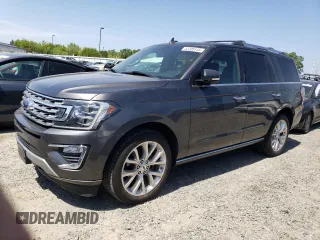 2019 Ford Expedition Limited with VIN 1FMJU2AT5KEA84024, listed as a Copart auction lot 52205145 with 122,657 mi miles and Salvage Title. Bid and sale history available at carsss.com. Image 1.