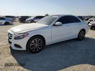 2015 Mercedes-Benz C 300 Luxury with VIN 55SWF4KB0FU014911, listed as a Copart auction lot 59891215 with 124,784 mi miles and Salvage title. Bid and sale history available at DreamBid. Image 1.
