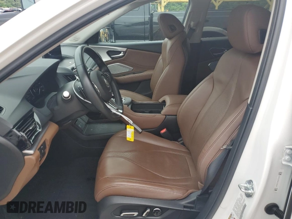 2021 Acura RDX Technology with VIN 5J8TC2H56ML030383, listed as a Copart auction lot 57360605 with 38,732 mi miles and Salvage title. Bid and sale history available at DreamBid. Image 7.