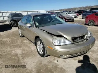 2000 Mercury Sable LS Premium with VIN 1MEFM55S5YG638820, listed as a Copart auction lot 47483035 with 84,238 mi miles and Salvage Title. Bid and sale history available at carsss.com. Image 10.