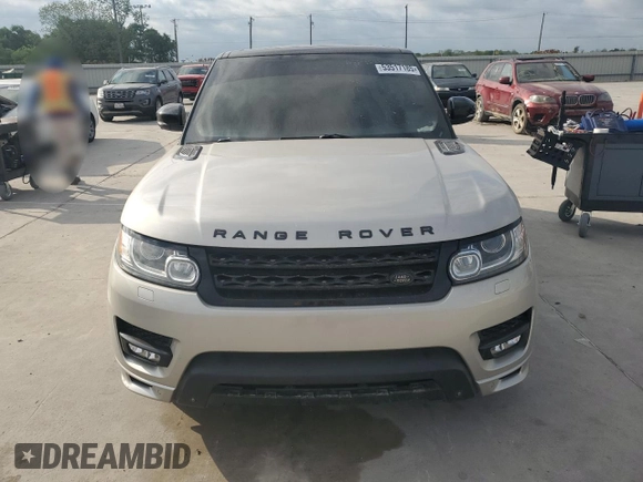 2015 Land Rover Range Rover Sport Autobiography with VIN SALWV2TF8FA604222, listed as a Copart auction lot 53517185 with Not provided miles and Salvage title. Bid and sale history available at DreamBid. Image 5.