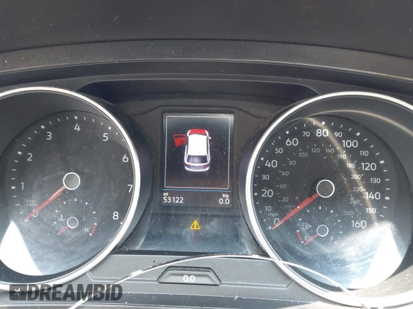 2019 Volkswagen Tiguan S с VIN 3VV1B7AX0KM122040, выставлен на аукционе IAAI как лот 42389559 с пробегом 53 122 миль миль и . История ставок и продаж доступна на DreamBid. Изображение 7.