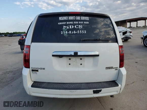 2010 Dodge Grand Caravan SE with VIN 2D4RN4DE9AR237795, listed as a Copart auction lot 55561025 with 212,109 mi miles and Clean Title. Bid and sale history available at DreamBid. Image 6.