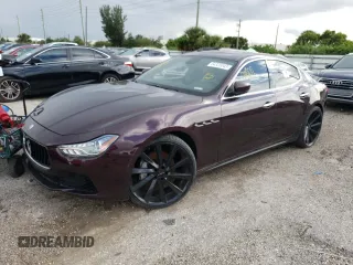 2017 Maserati Ghibli with VIN ZAM57XSA3H1218841, listed as a Copart auction lot 64325043 with 74,702 mi miles. Bid and sale history available at carsss.com. Image 1.