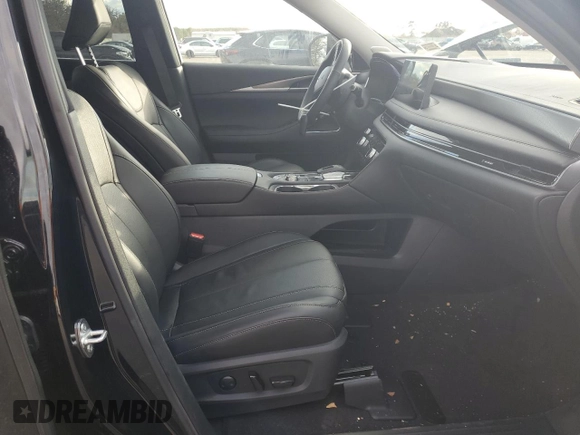 2025 Infiniti QX60 Luxe with VIN 5N1AL1FS4SC331767, listed as a Copart auction lot 82446074 with 457 mi miles and Salvage title. Bid and sale history available at DreamBid. Image 7.