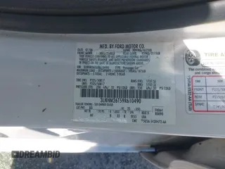2009 Lincoln MKZ with VIN 3LNHM26T59R610490, listed as a IAAI auction lot 42029239 with 39,539 mi miles and . Bid and sale history available at DreamBid. Image 9.