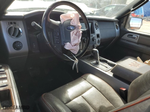 2015 Ford Expedition EL XLT with VIN 1FMJK1JT4FEF33635, listed as a Copart auction lot 50839414 with 0 mi miles and Salvage Title. Bid and sale history available at carsss.com. Image 8.