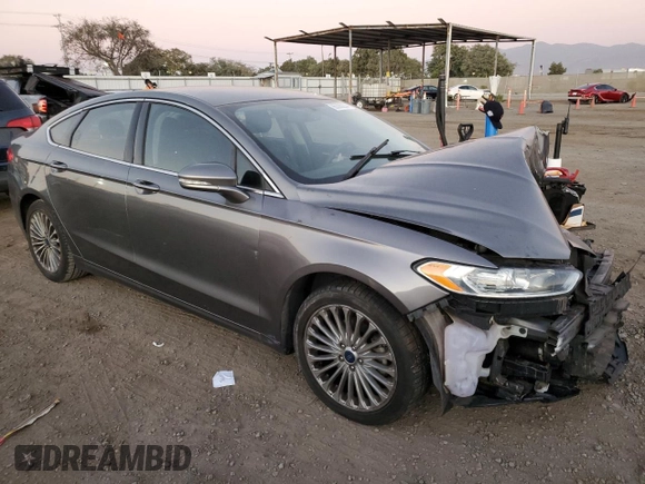 2014 Ford Fusion Titanium with VIN 3FA6P0K9XER367549, listed as a Copart auction lot 85566204 with 117,243 mi miles and Salvage Title. Bid and sale history available at DreamBid. Image 4.