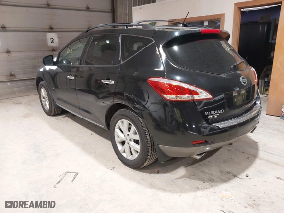 2011 Nissan Murano SV with VIN JN8AZ1MW6BW160130, listed as a IAAI auction lot 41962676 with 122,958 mi miles. Bid and sale history available at carsss.com. Image 3.