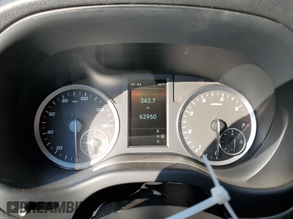 2021 Mercedes-Benz Metris with VIN W1WV0FEY6M3863398, listed as a Copart auction lot 74776644 with 62,950 mi miles and Salvage Title. Bid and sale history available at DreamBid. Image 9.