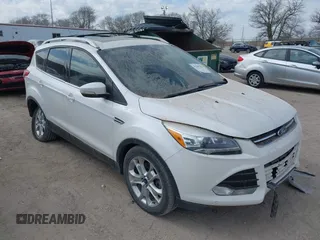 2015 Ford Escape Titanium with VIN 1FMCU9J90FUA67262, listed as a IAAI auction lot 41869583 with 161,281 mi miles. Bid and sale history available at carsss.com. Image 1.