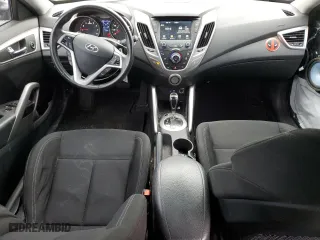 2017 Hyundai Veloster with VIN KMHTC6AD8HU311734, listed as a Copart auction lot 47065854 with 95,111 mi miles and Salvage Title. Bid and sale history available at carsss.com. Image 8.