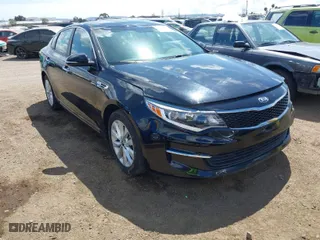 2018 Kia Optima LX with VIN 5XXGT4L30JG269859, listed as a IAAI auction lot 42045087 with 38,413 mi miles. Bid and sale history available at carsss.com. Image 1.