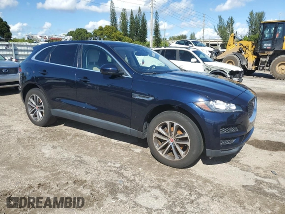 2020 Jaguar F-Pace 25t Premium with VIN SADCJ2FX8LA619250, listed as a Copart auction lot 80426684 with Not provided miles and Salvage title. Bid and sale history available at DreamBid. Image 4.