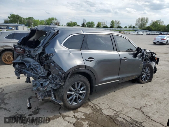 2023 Mazda CX-9 Touring with VIN JM3TCBCYXP0642793, listed as a Copart auction lot 54266555 with 19,962 mi miles and Salvage title. Bid and sale history available at DreamBid. Image 3.