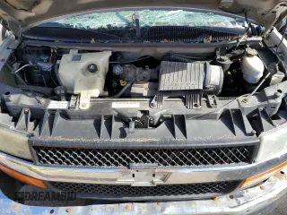 2005 Chevrolet Express Cargo Van YF7 Upfitter with VIN 1GBFG15T351241152, listed as a Copart auction lot 77996504 with 0 mi miles and Salvage Title. Bid and sale history available at carsss.com. Image 12.