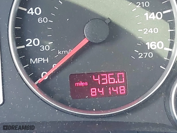 2008 Audi A4 2.0T with VIN WAUDF78E28A134584, listed as a IAAI auction lot 41300123 with 84,148 mi miles. Bid and sale history available at carsss.com. Image 15.