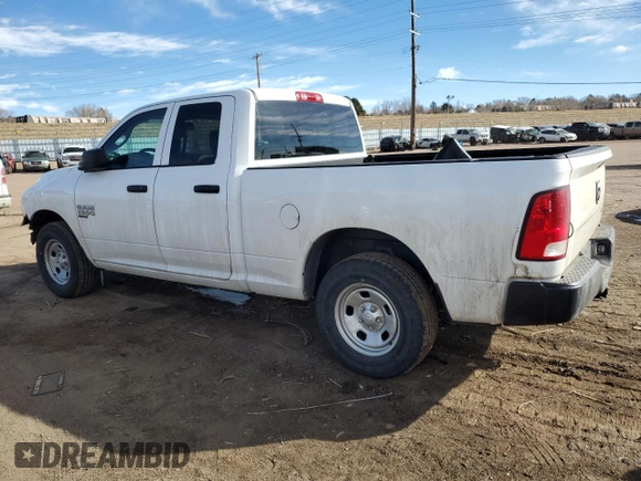 2019 Ram 1500 Classic Tradesman with VIN 1C6RR6FG6KS740333, listed as a Copart auction lot 43732445 with 27,254 mi miles and Salvage Title. Bid and sale history available at carsss.com. Image 2.
