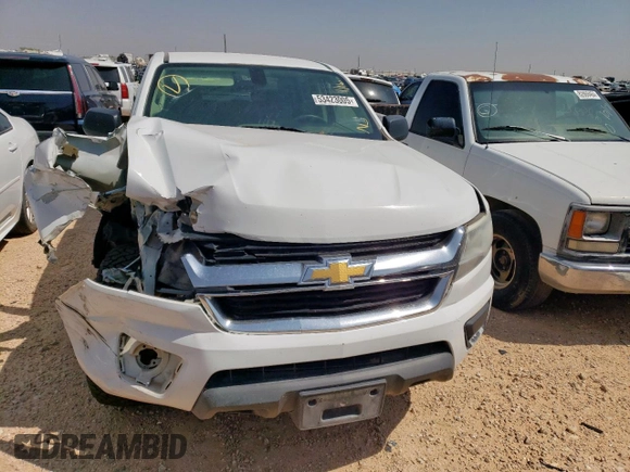2020 Chevrolet Colorado 2WD Work Truck with VIN 1GCGSBEAXL1105651, listed as a Copart auction lot 53423005 with 171,475 mi miles and Salvage title. Bid and sale history available at DreamBid. Image 5.