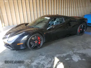2017 Ferrari 488 z VIN ZFF79ALA1H0227399, wystawiony jako Copart lot #74447644 z przebiegiem Nie podano mil oraz Szkody całkowita. Historia ofert i sprzedaży dostępna na DreamBid. Obrazek 1.