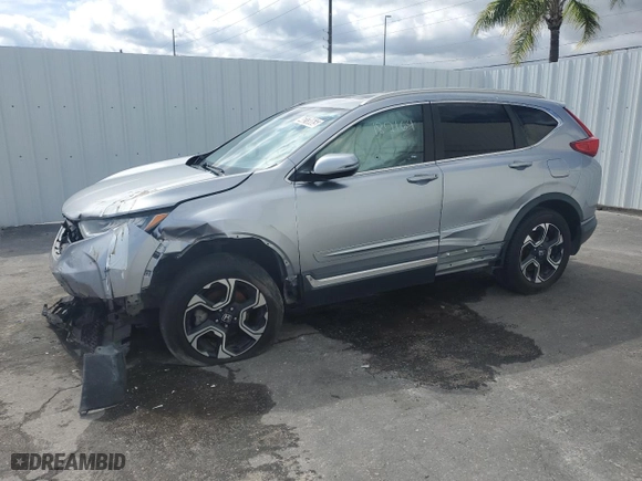 2017 Honda CR-V Touring with VIN 2HKRW2H9XHH610071, listed as a Copart auction lot 46273065 with 187,164 mi miles and Clean Title. Bid and sale history available at carsss.com. Image 1.