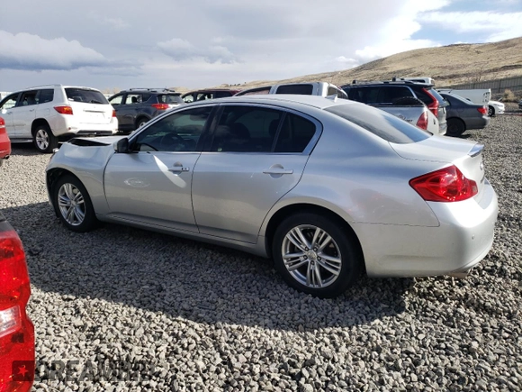 2013 Infiniti G37 x with VIN JN1CV6AR8DM770060, listed as a Copart auction lot 51082945 with 51,169 mi miles and Salvage Title. Bid and sale history available at carsss.com. Image 2.