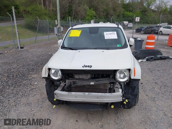 2017 Jeep Renegade Altitude with VIN ZACCJABB4HPF69471, listed as a IAAI auction lot 42108920 with 94,320 mi miles and . Bid and sale history available at DreamBid. Image 12.