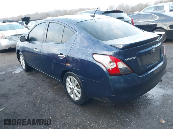 2014 Nissan Versa SV with VIN 3N1CN7AP3EL822730, listed as a IAAI auction lot 41504683 with 96,805 mi miles. Bid and sale history available at carsss.com. Image 3.