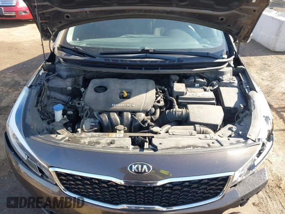 2017 Kia Forte LX with VIN 3KPFK4A7XHE156816, listed as a IAAI auction lot 41974501 with 153,606 mi miles. Bid and sale history available at carsss.com. Image 10.