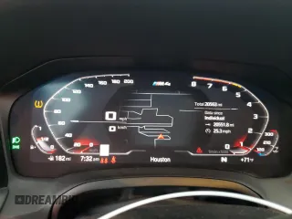 2022 BMW M4 with VIN WBS53AZ02NCK07087, listed as a Copart auction lot 47795225 with 20,563 mi miles and Salvage Title. Bid and sale history available at carsss.com. Image 9.