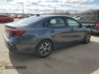 2021 Kia Forte LXS with VIN 3KPF24AD7ME334598, listed as a Copart auction lot 50231785 with 37,448 mi miles and Salvage Title. Bid and sale history available at DreamBid. Image 3.