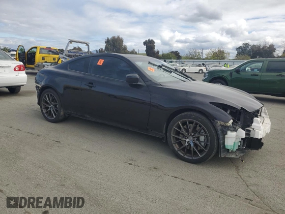 2013 Infiniti G37 IPL with VIN JN1CV6EK1DM900032, listed as a Copart auction lot 54853805 with 120,951 mi miles and Salvage Title. Bid and sale history available at DreamBid. Image 4.