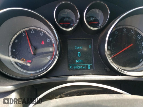 2012 Buick Regal Premium 1 with VIN 2G4GS5EK2C9205762, listed as a Copart auction lot 58182365 with 148,064 mi miles and Salvage title. Bid and sale history available at DreamBid. Image 9.