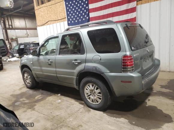 2007 Mercury Mariner Luxury with VIN 4M2CU91147KJ00348, listed as a Copart auction lot 89218185 with 184,182 mi miles and Salvage Title. Bid and sale history available at carsss.com. Image 2.