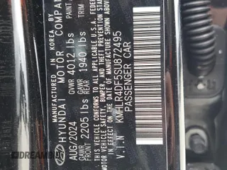 2025 Hyundai Elantra N Line z VIN KMHLR4DF5SU872495, wystawiony jako Copart lot #49594045 z przebiegiem 532 mil mil oraz Szkoda całkowita • Salvage title. Historia ofert i sprzedaży dostępna na DreamBid. Obrazek 14.
