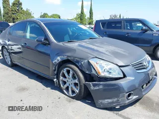2008 Nissan Maxima SE with VIN 1N4BA41EX8C821520, listed as a IAAI auction lot 42395712 with 99,785 mi miles and . Bid and sale history available at DreamBid. Image 6.