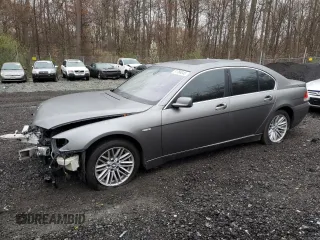 2004 BMW 7 Series 745i with VIN WBAGL63424DP68405, listed as a Copart auction lot 51768045 with 126,048 mi miles and Salvage Title. Bid and sale history available at DreamBid. Image 1.