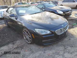 2012 BMW 6 Series 650i with VIN WBALZ3C5XCDL72869, listed as a IAAI auction lot 41747016 with 140,843 mi miles. Bid and sale history available at carsss.com. Image 1.