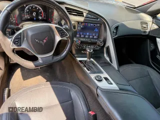 2017 Chevrolet Corvette 3LT with VIN 1G1YF3D70H5123914, listed as a Copart auction lot 59671705 with 62,245 mi miles and Clean title. Bid and sale history available at DreamBid. Image 9.