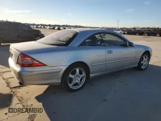 2005 Mercedes-Benz CL-Class 5.0L with VIN WDBPJ75JX5A045775, listed as a Copart auction lot 87344994 with 150,075 mi miles and Clean Title. Bid and sale history available at carsss.com. Image 3.