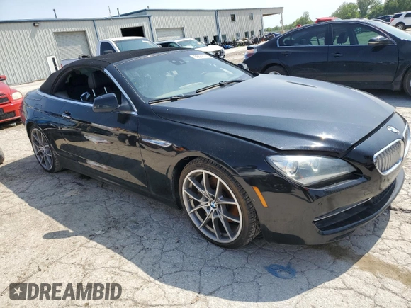 2012 BMW 6 Series 650i z VIN WBALZ3C55CDL70172, wystawiony jako Copart lot #58656785 z przebiegiem 104 657 mil mil oraz Czysty tytuł • Clean title. Historia ofert i sprzedaży dostępna na DreamBid. Obrazek 4.