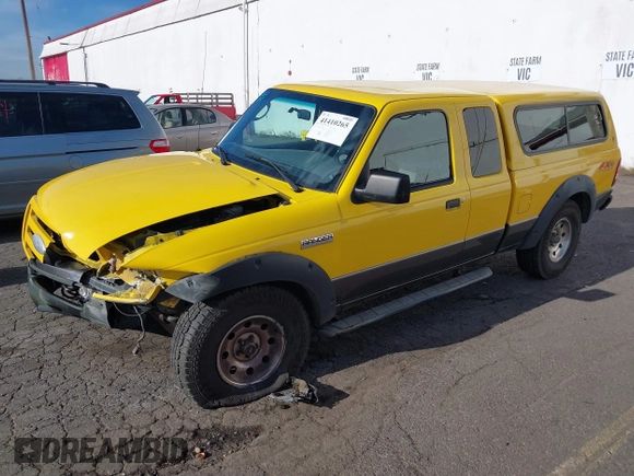 2007 Ford Ranger XLT with VIN 1FTZR45EX7PA03160, listed as a IAAI auction lot 41410265 with 118,550 mi miles. Bid and sale history available at carsss.com. Image 22.