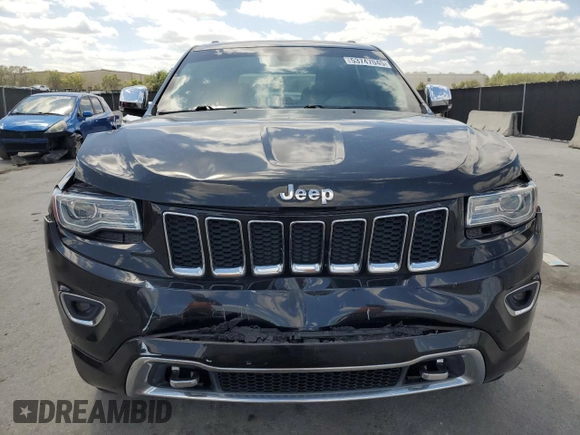 2014 Jeep Grand Cherokee Overland with VIN 1C4RJECG9EC173693, listed as a Copart auction lot 53747045 with 73,234 mi miles and Non Repairable. Bid and sale history available at carsss.com. Image 5.