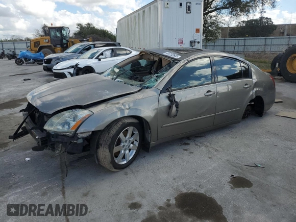 2006 Nissan Maxima 3.5 SE with VIN 1N4BA41E56C824581, listed as a Copart auction lot 44732605 with 185,036 mi miles and Salvage Title. Bid and sale history available at carsss.com. Image 1.