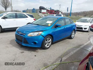 2014 Ford Focus SE with VIN 1FADP3F23EL310193, listed as a IAAI auction lot 41808058 with 53,658 mi miles. Bid and sale history available at carsss.com. Image 17.